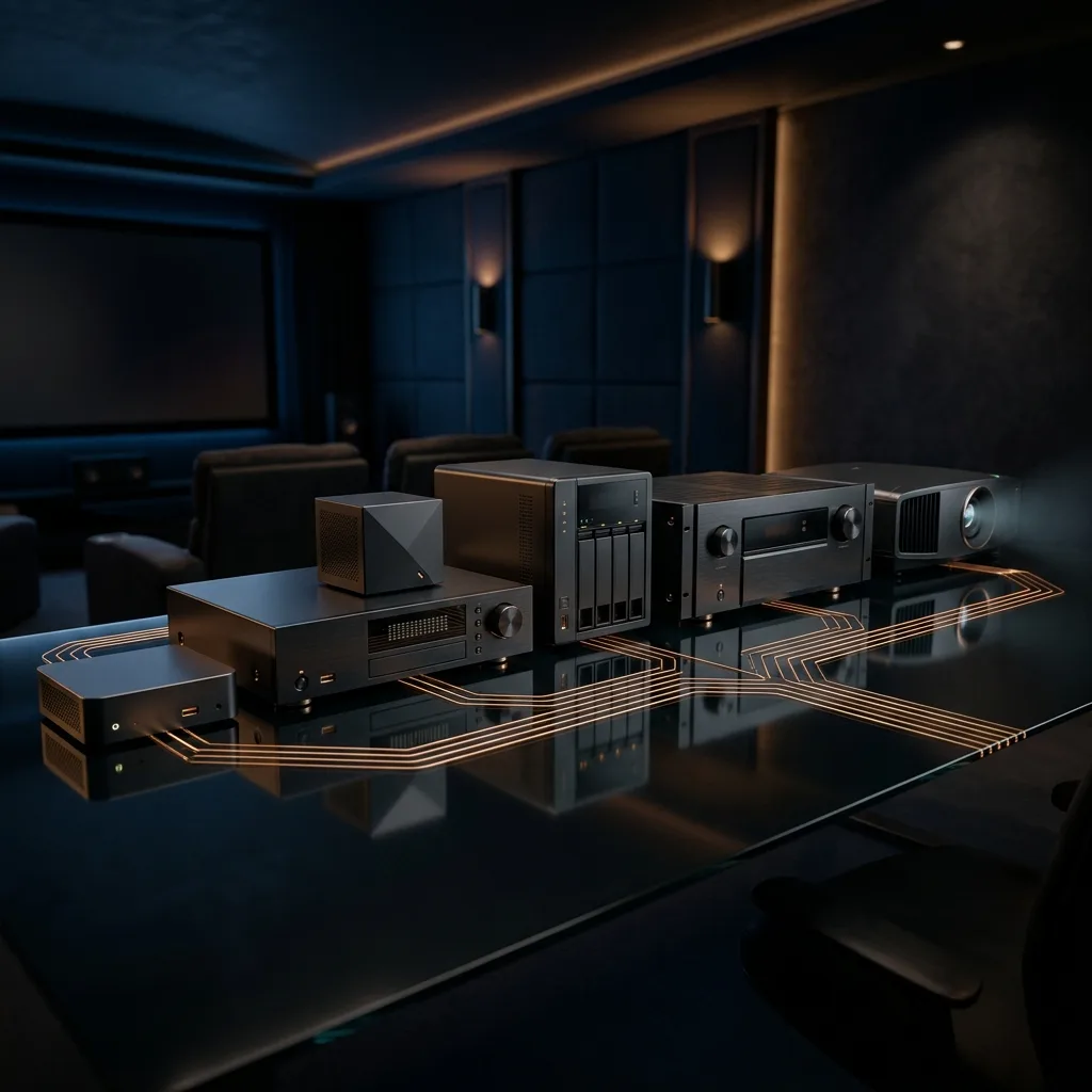 Cinematic source chain configuration